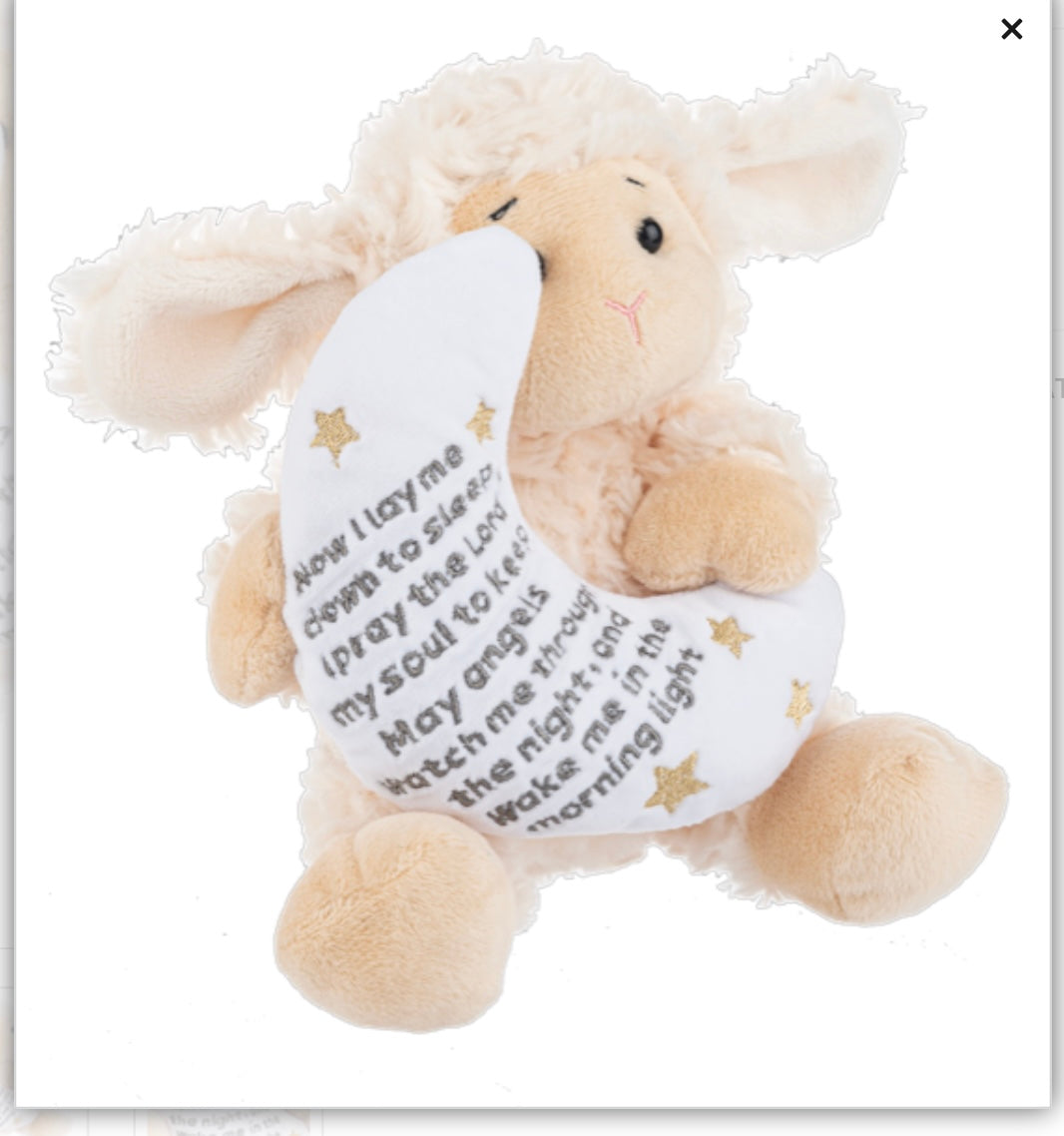 7” Bedtime Prayer Lamb