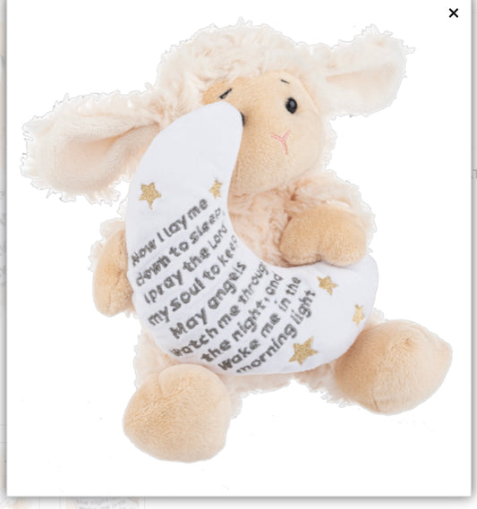7” Bedtime Prayer Lamb