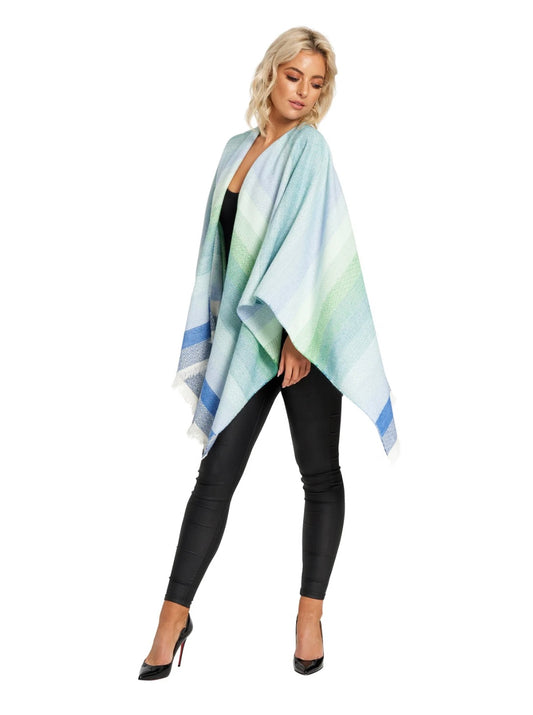 Fringed Shawl in Summer Tones by Jimmy Hourihan 9224 522779