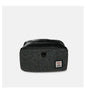 Toiletry Bag- black and grey herringbone