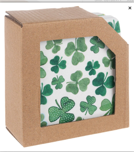 Shamrock Coaster Set