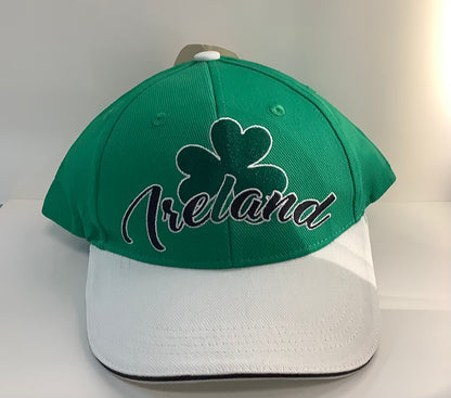 Ireland Shamrock Cap Green and Cream STX69