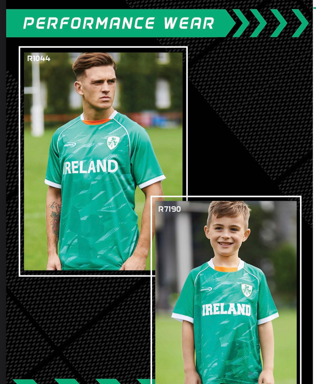 Emerald Ireland Shamrock TShirt R1044