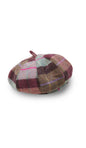Lambswool Bunnet- Pink Green Tartan