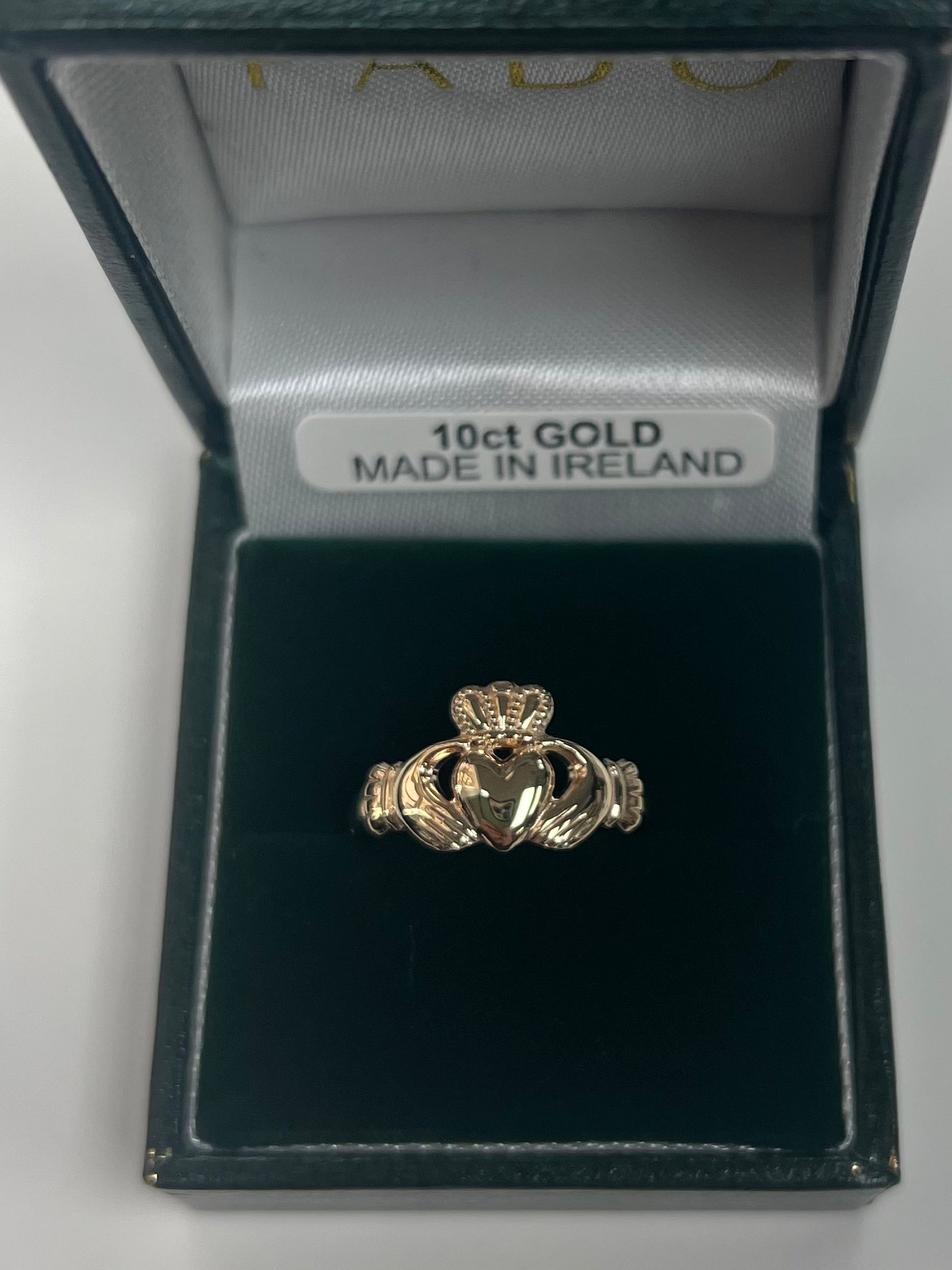 10K Ladies Claddagh Ring R102 Fado