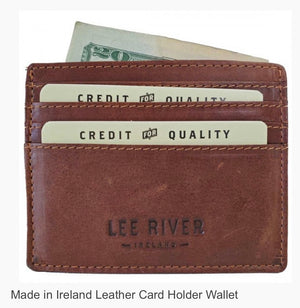 Lee River Slim Leather Card Holder Tomas