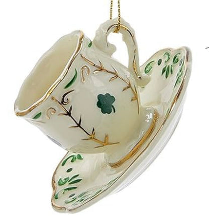 Irish Tea Cup Ornament