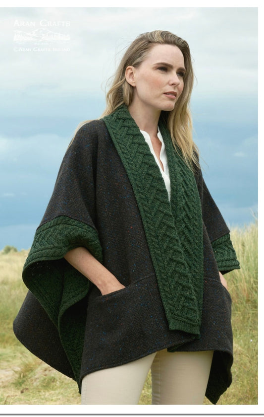 ASHBOURNE TWEED CAPE T35