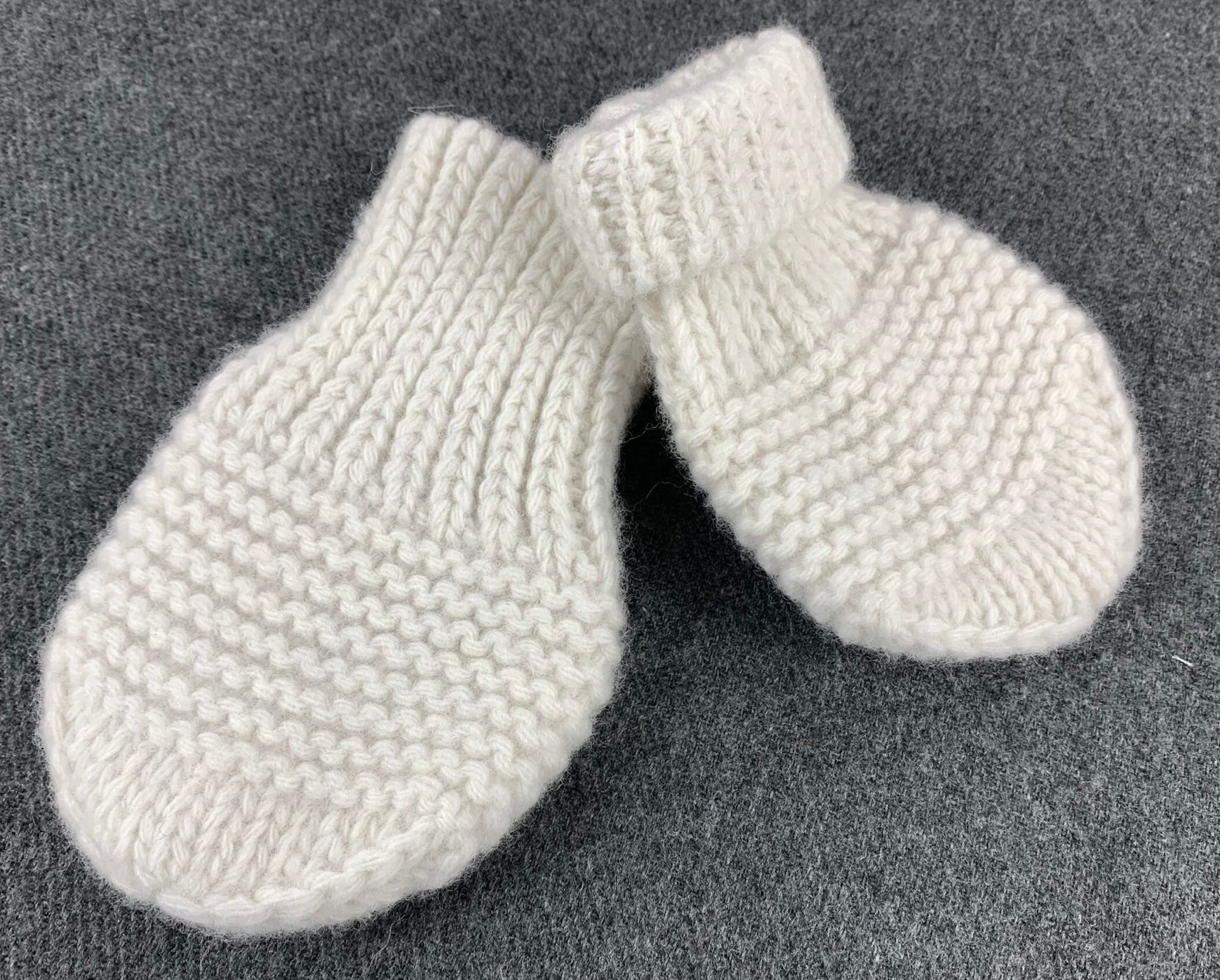 Cashmere/Wool blend booties and mittens