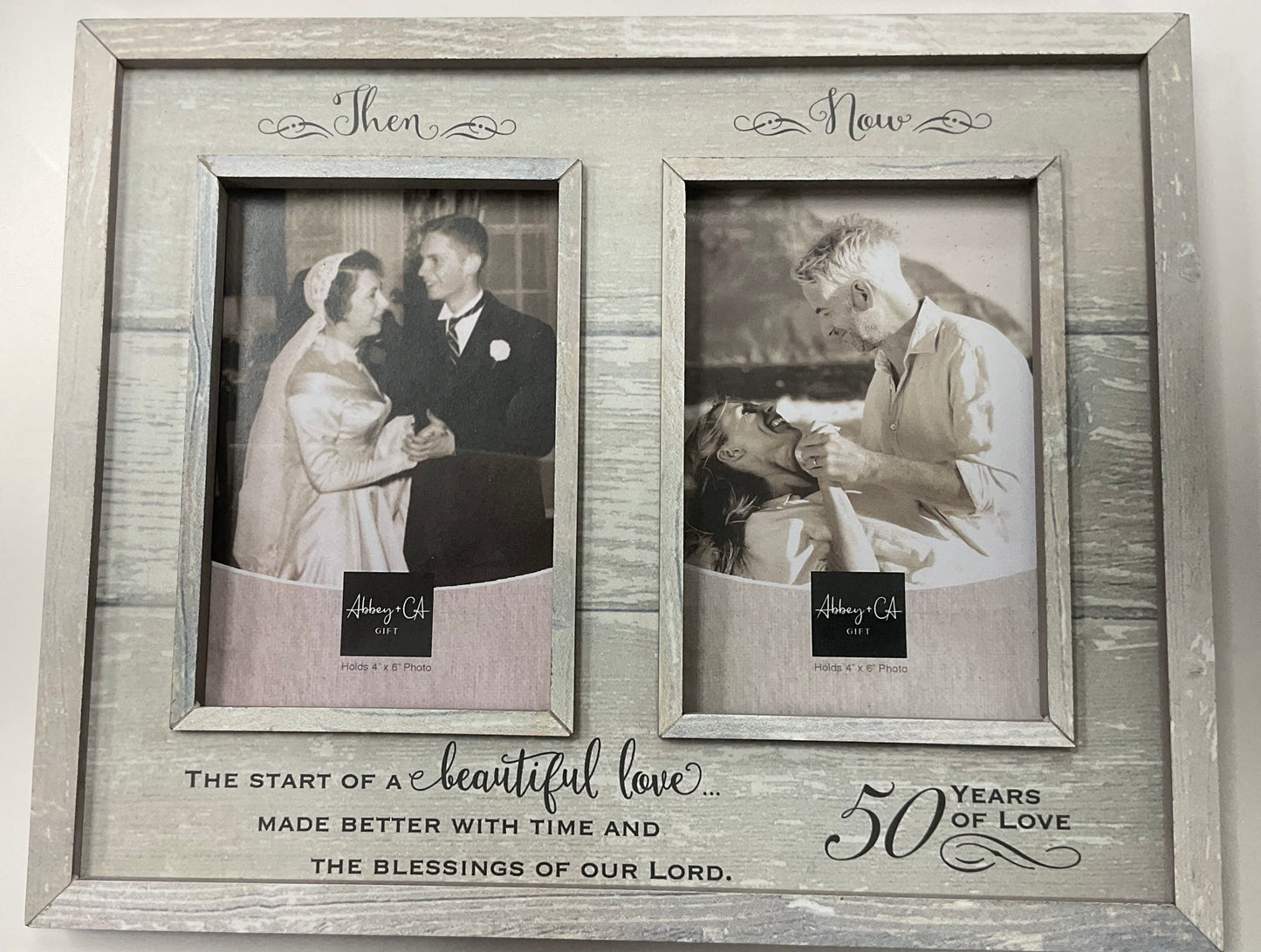 Then and Now 50th Anniversary Frame