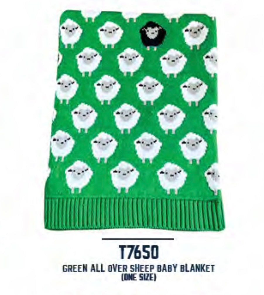 Sheep Baby Blanket T7650