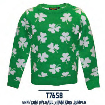 All over Shamrock Sweater T7658