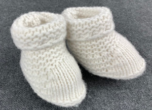 Cashmere/Wool blend booties and mittens