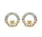 14K Gold Diamond Set Claddagh Stud Earrings

SKU: 14E662