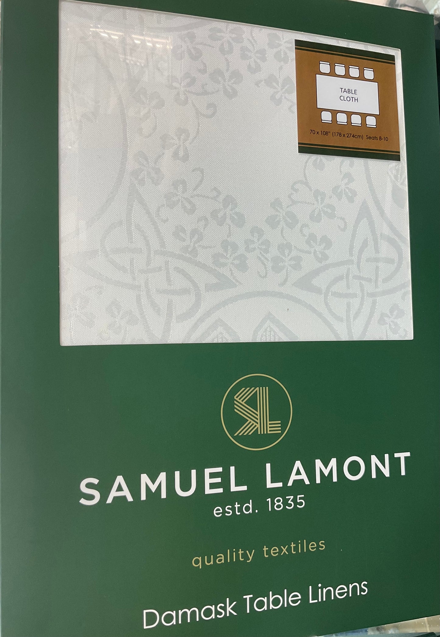 100% polyester Damask Tablecloth