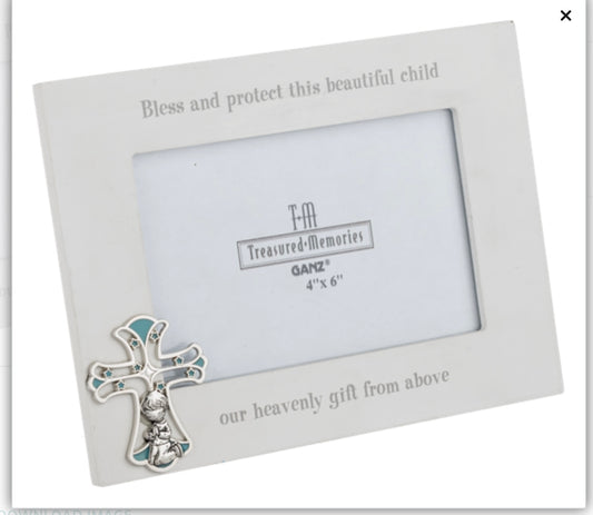 4x6 BLUE CROSS FRAME