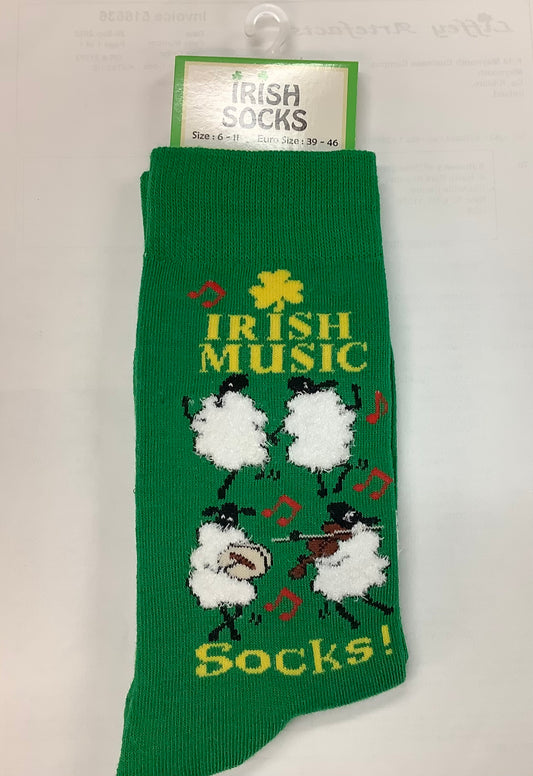 Sheep Music Socks