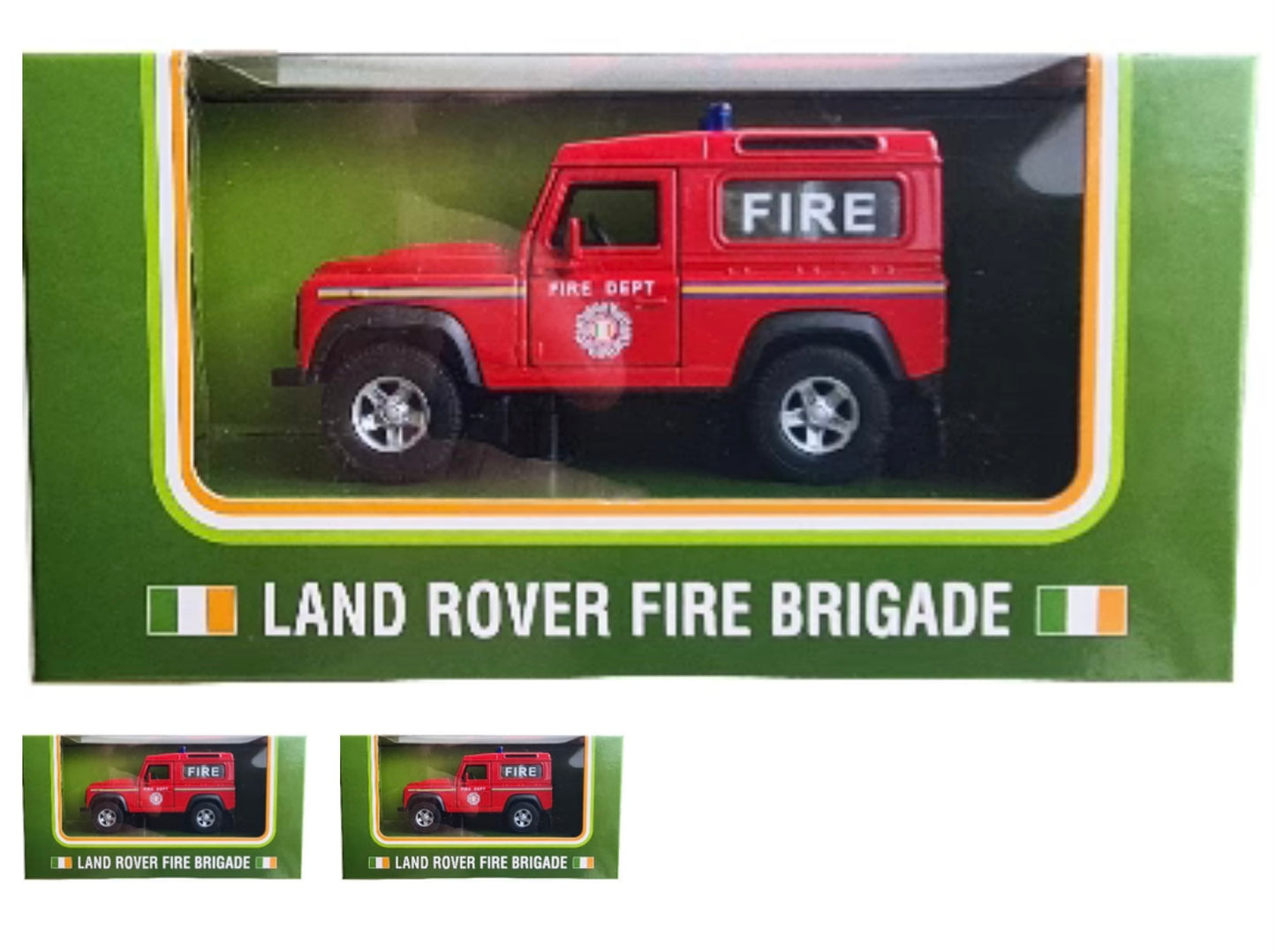 Land Rover Fire Brigade Die Cast