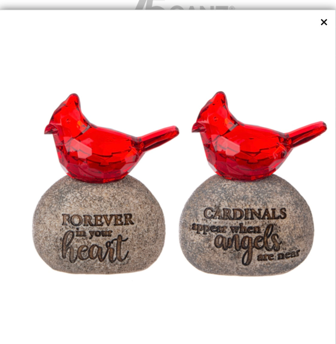 3.5” cardinal Stone