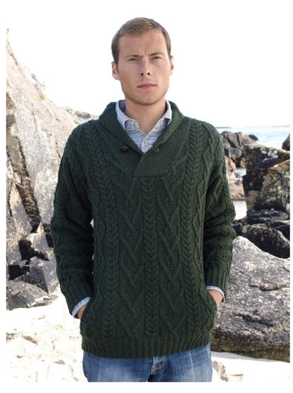 DUBLIN SHAWL COLLAR SWEATER: SH4177