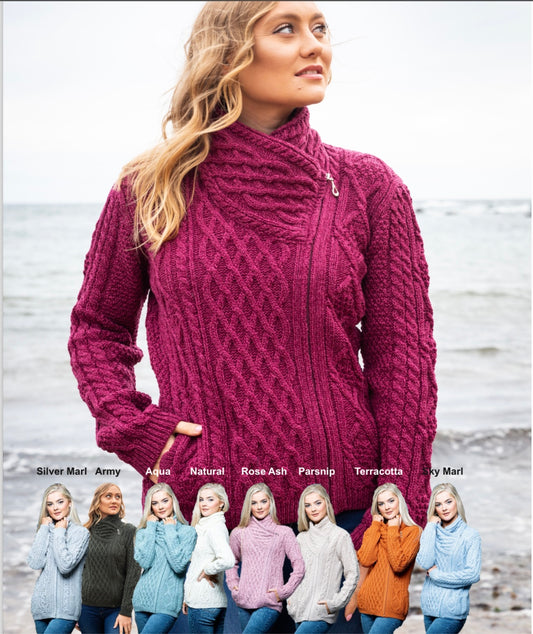 Original Aran Company Side Zip Ladies