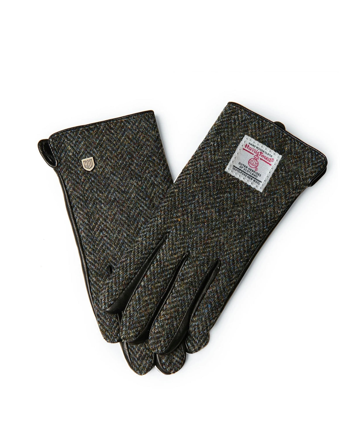 Men’s Gloves - Black Herringbone