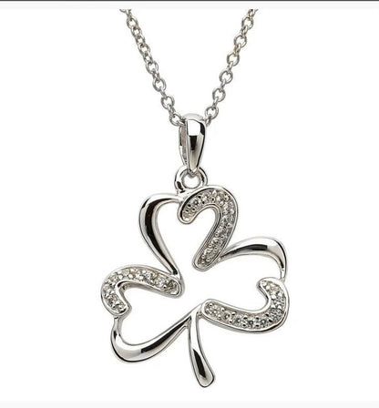 Sterling Silver Stone Set Open Shamrock

SKU: SP2078CZ