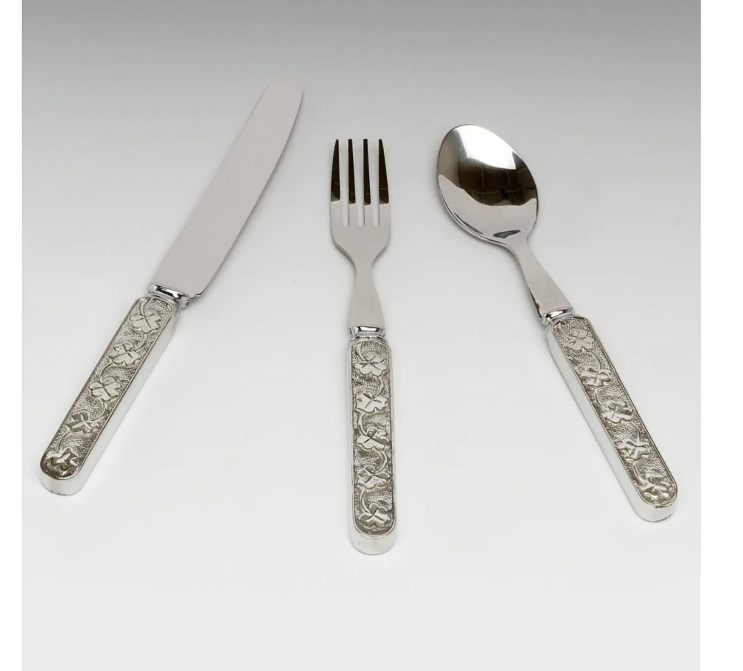 Mullingar Pewter Irish Baby Cutlery Set.