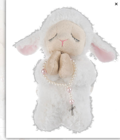 8” MY ROSARY LAMB