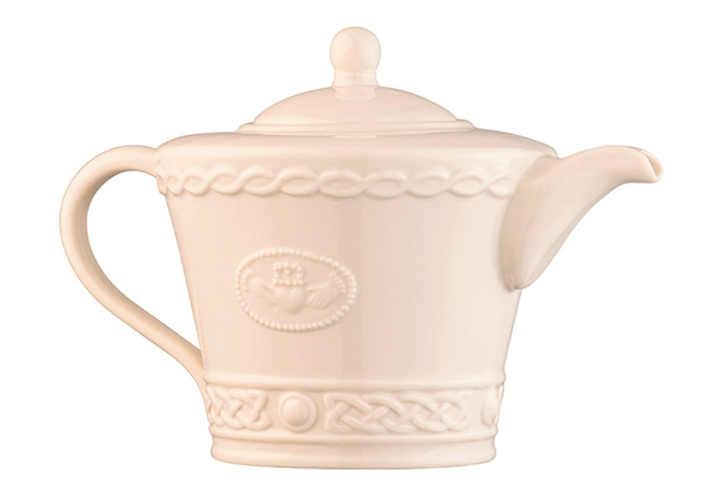 Belleek Classic Claddagh Large Beverage Pot 4246