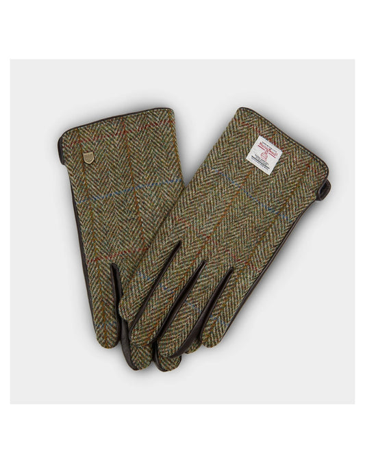 Men’s Gloves - Chestnut Herringbone