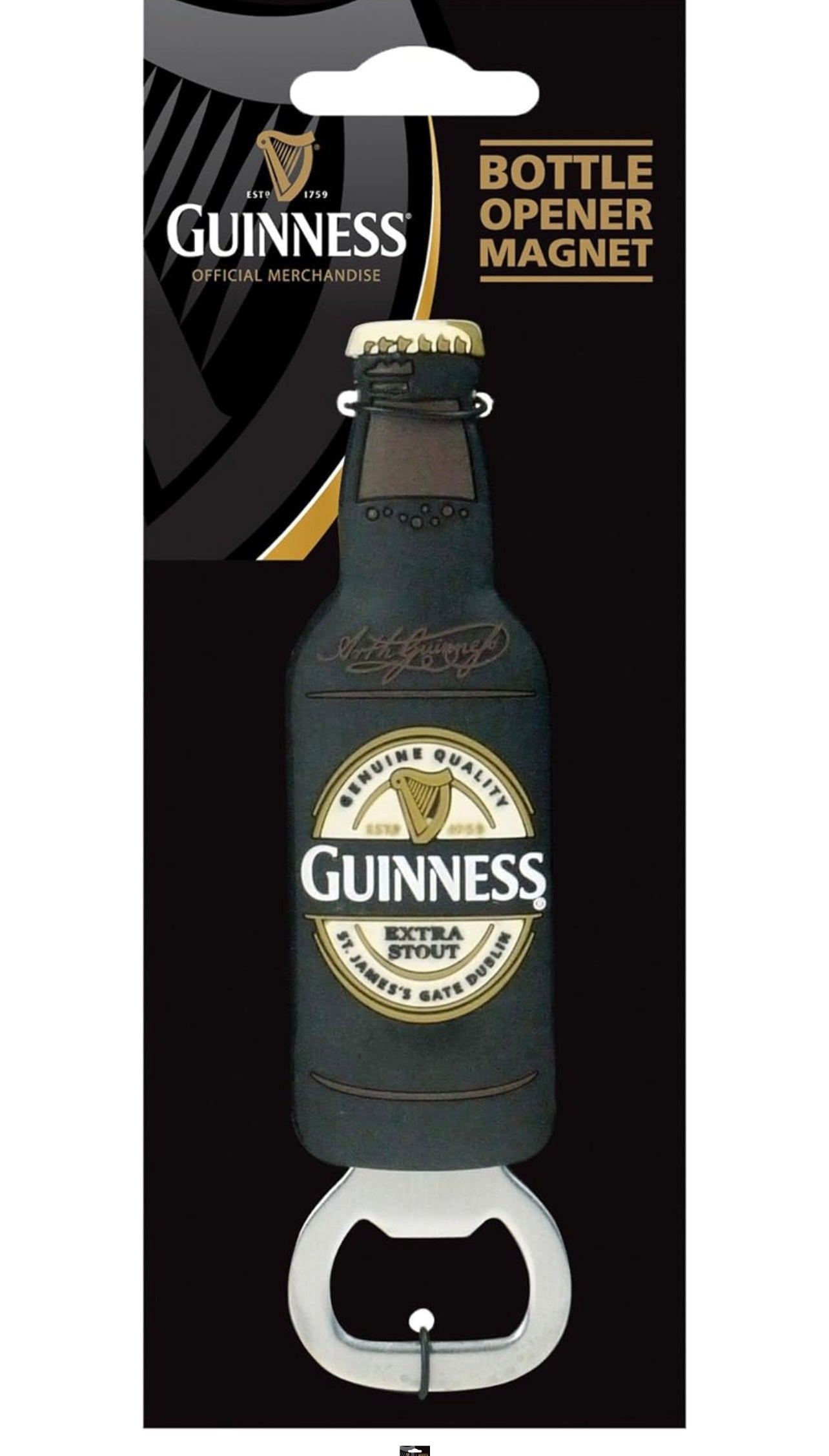 Guinness bottle opener