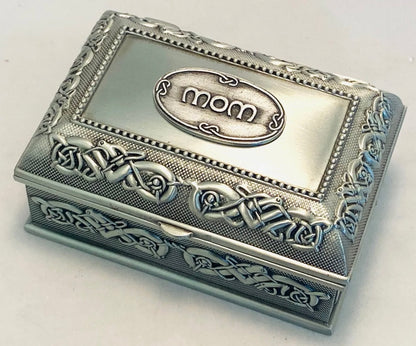 MULLINGAR PEWTER JEWELRY BOXES MEDIUM md17m