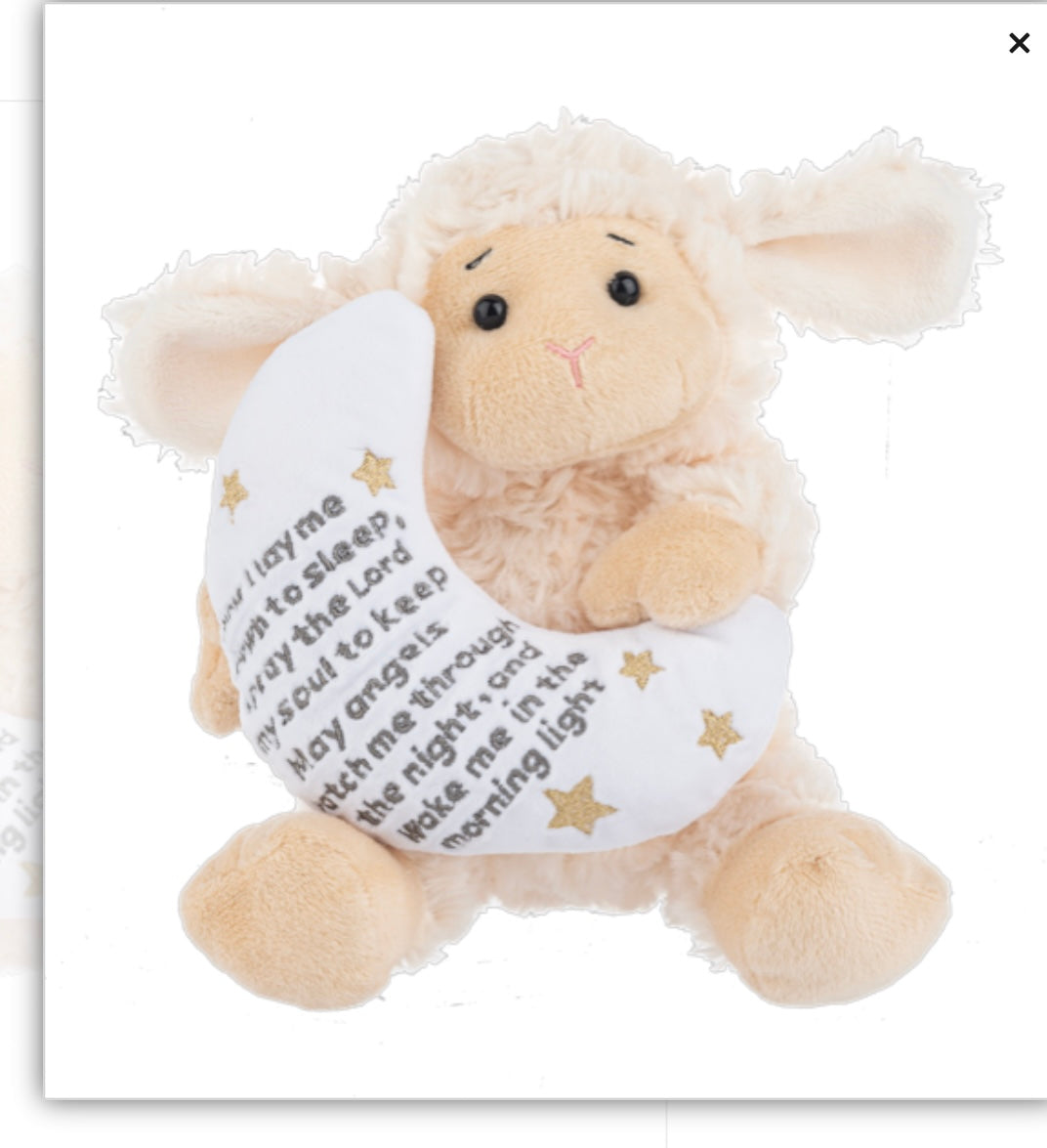 7” Bedtime Prayer Lamb