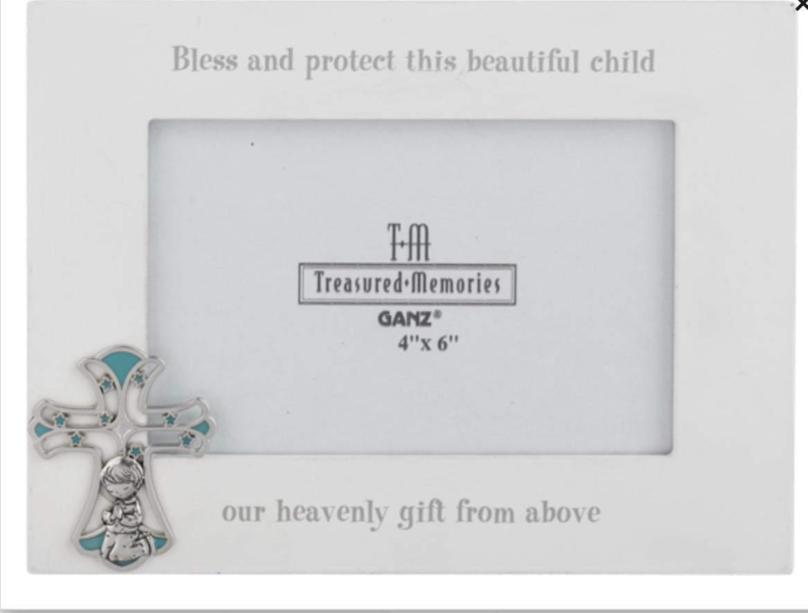 4x6 BLUE CROSS FRAME