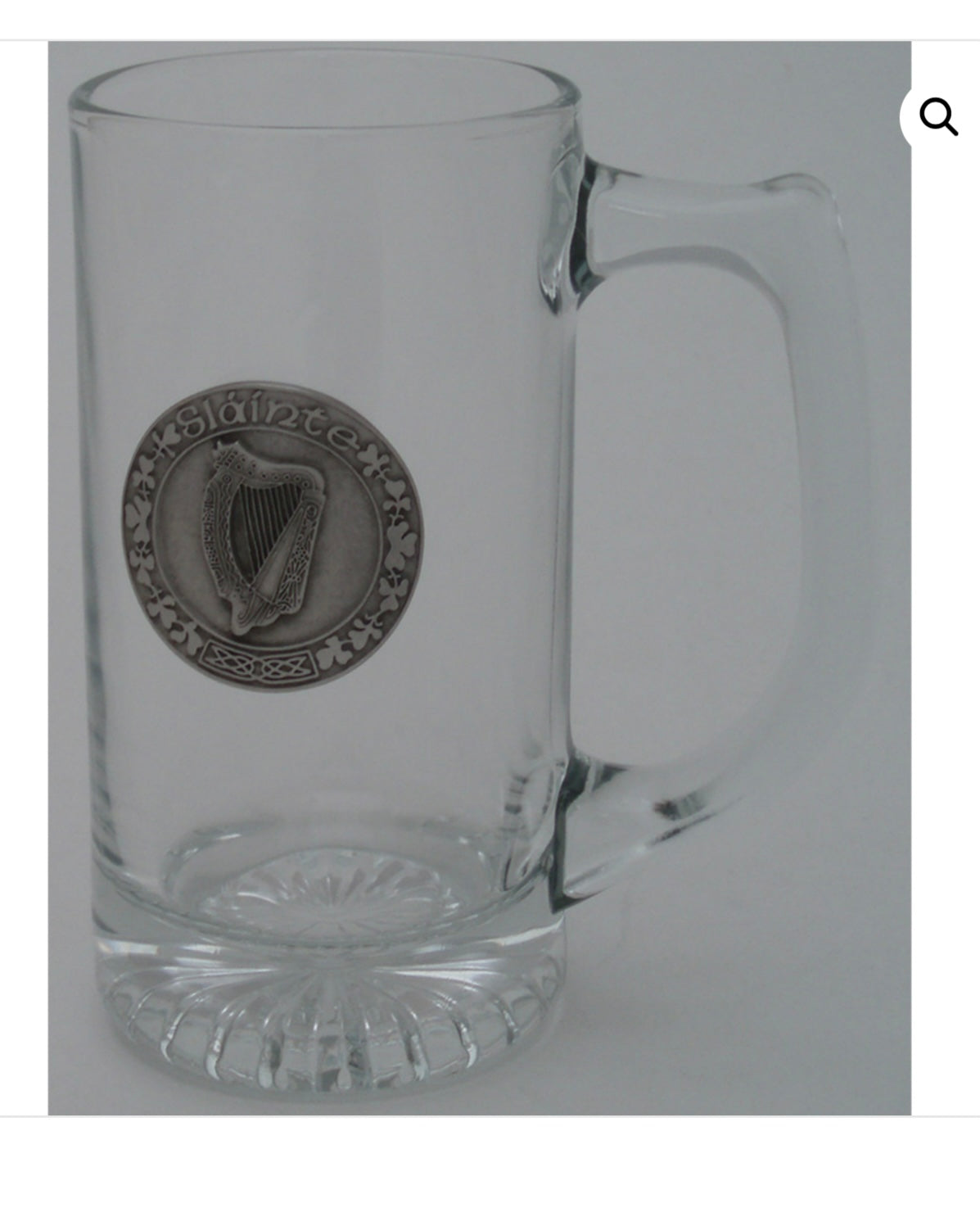 13 Oz. Beer Mug / Pewter  “Slainte”