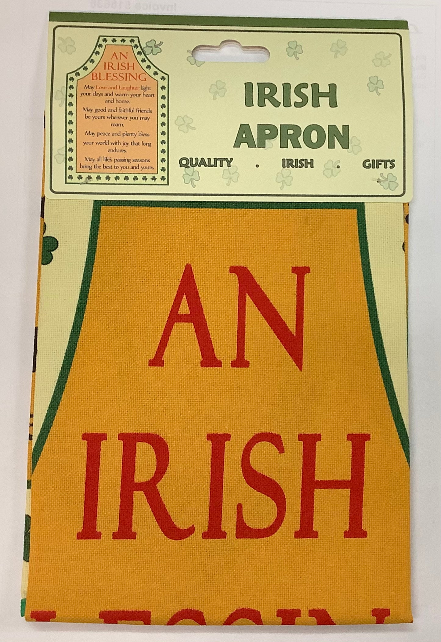 Irish Cotton Apron Blessing