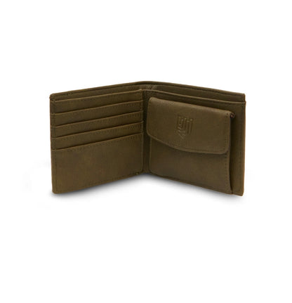 Men’s Tweed Wallet - Chestnut Herringbone