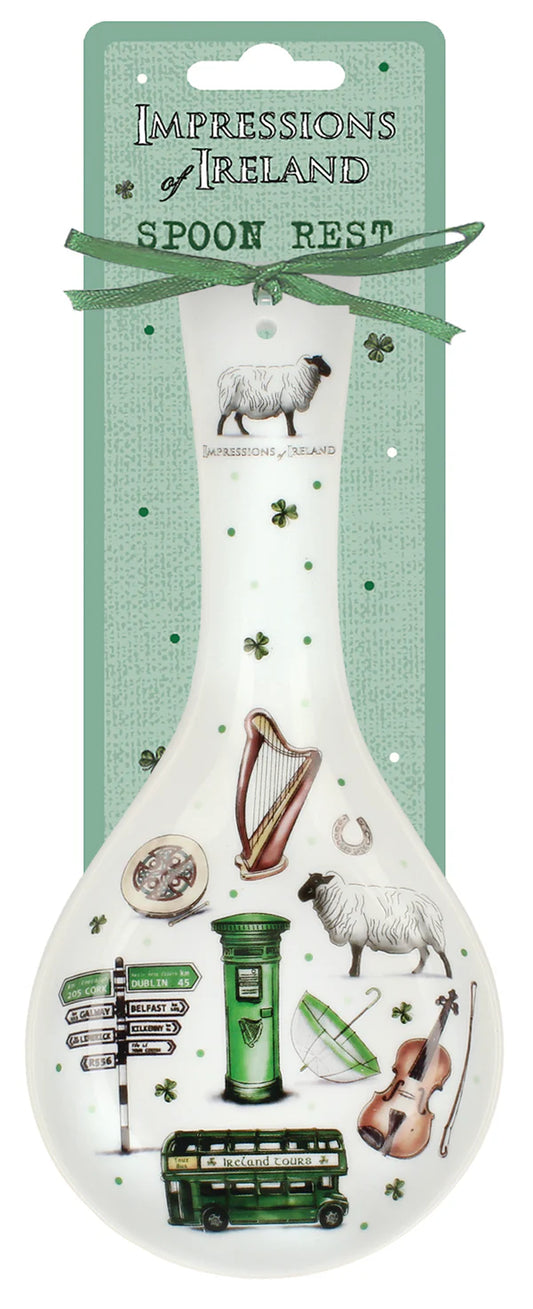 IMPRESSIONS OF IRELAND SPOON REST