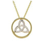 14k Gold Vermeil Trinity GV86