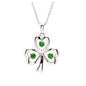 STERLING SILVER CZ EMERALD SHAMROCK NECKLACE
SP008SH