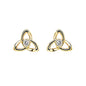 14KT GOLD TRINITY EARRINGS WITH LAB DIAMOND
14E745
