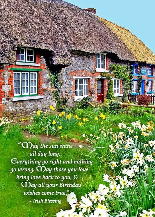 Irish Birthday Wishes Card