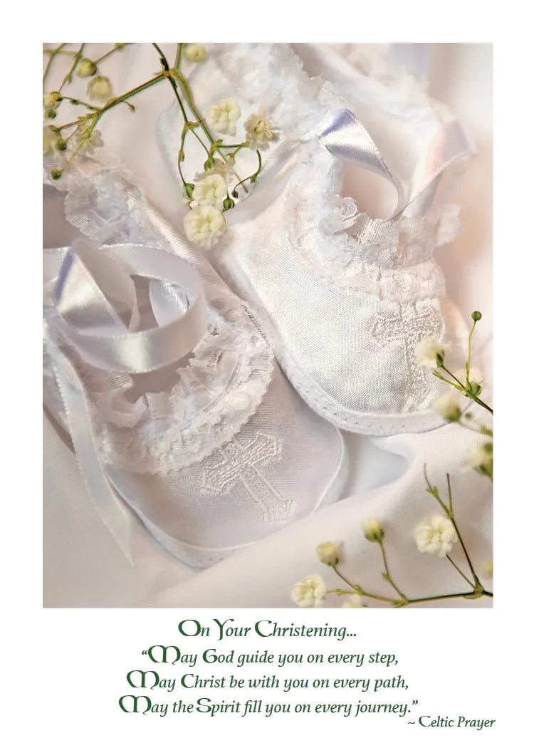 Celtic Prayer Christening Card
