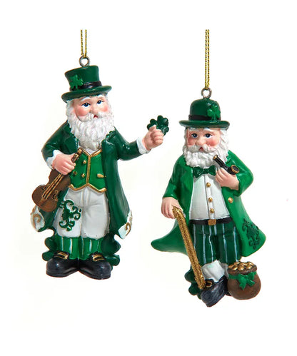 3.5” Irish Santa Ornaments
