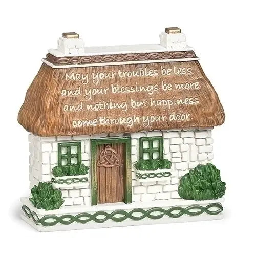 Irish Home Blessing Plaque with Wood Carved Finish