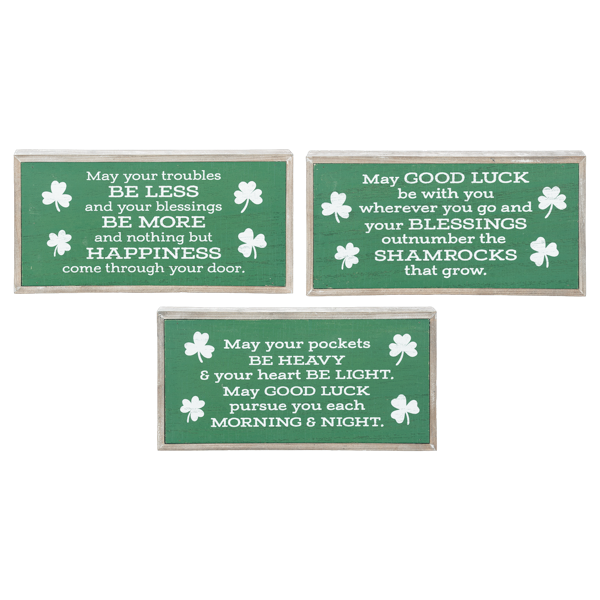 Irish Blessing Message Block