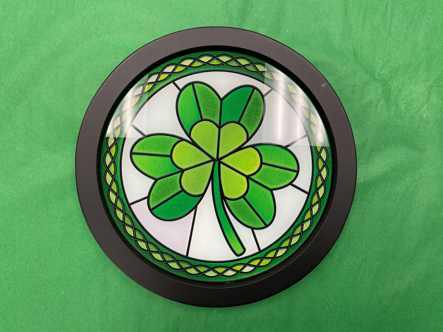 Irish Blessing Faux Stained Glass