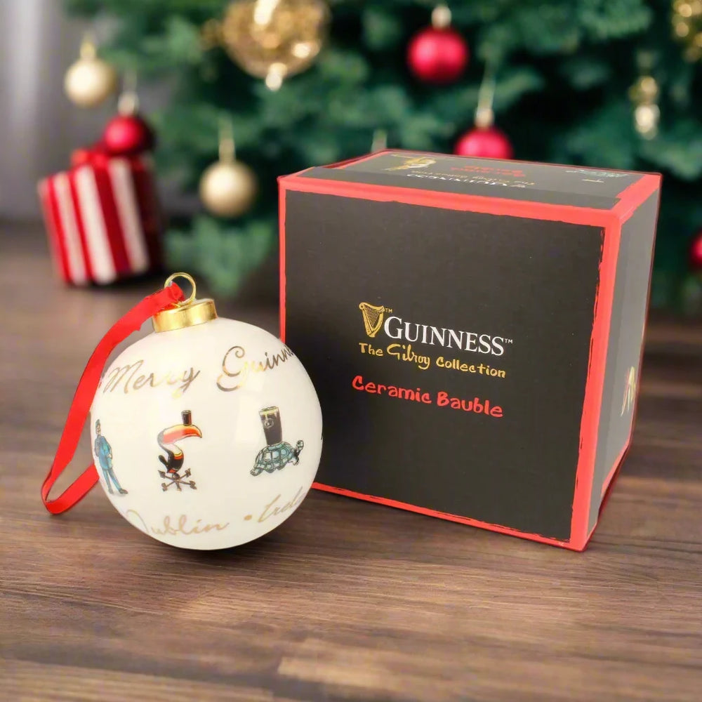 GUINNESS GILROY CERAMIC HOLIDAY BAUBLE