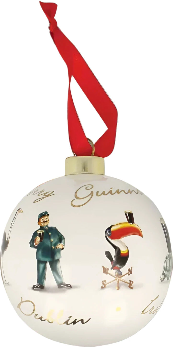 GUINNESS GILROY CERAMIC HOLIDAY BAUBLE